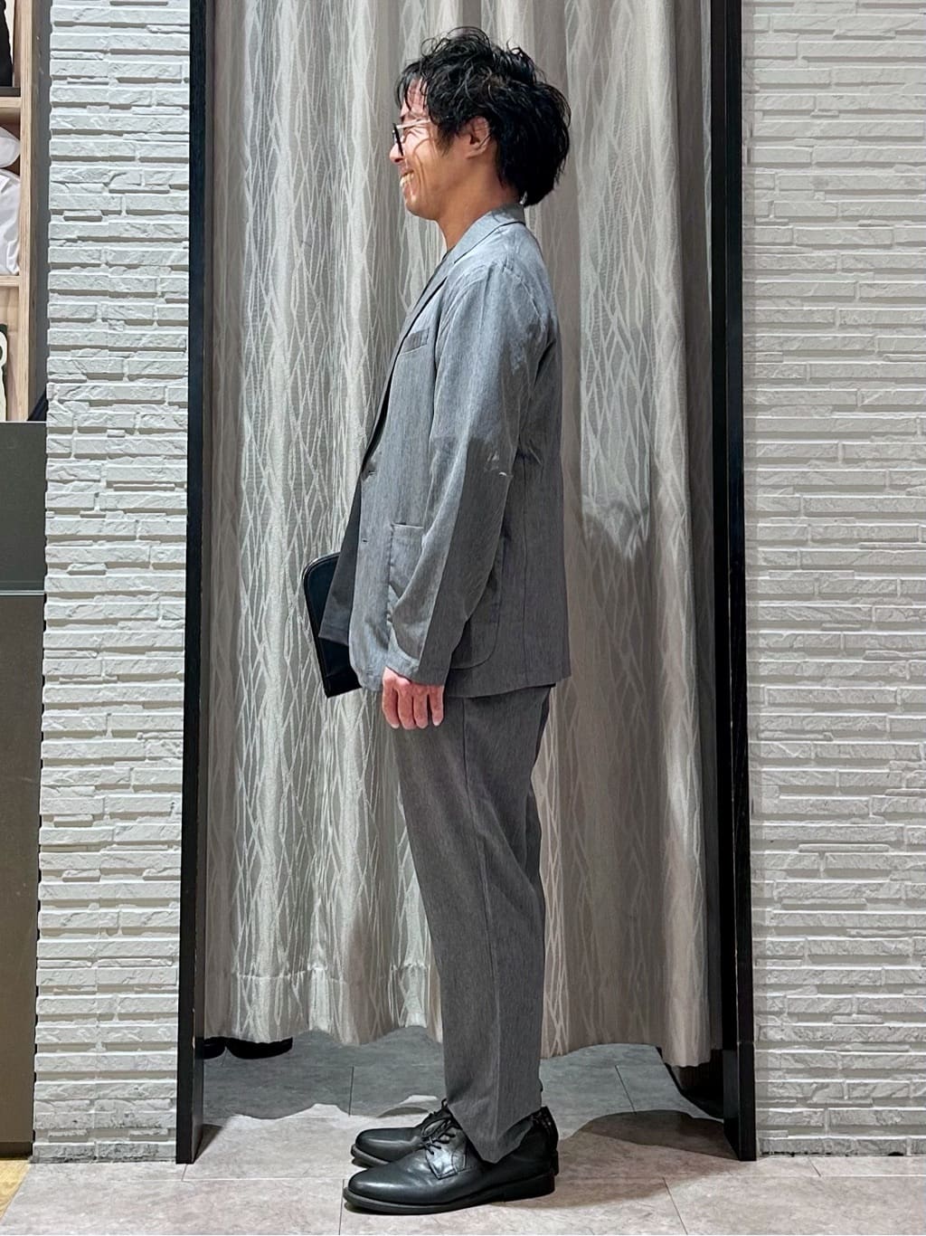 KENJI Iさんの「THE SHOP TK｜スムースファイバーリラックスジャケット 【セットアップ可／UVカット／イージーケア／洗濯機OK】」を使ったコーディネート