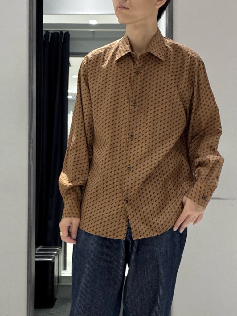 わいずみさんの「TAKEO KIKUCHI｜ボーラーハット柄 長袖シャツ」を使ったコーディネート