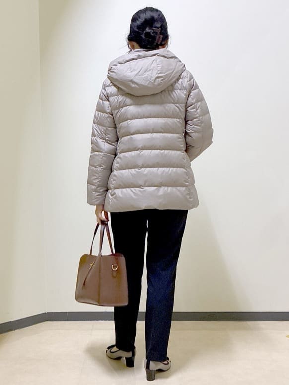  beni_gingerさんの「Reflect｜【SS-4Lサイズ】フーデッドミドルダウンコート」を使ったコーディネート