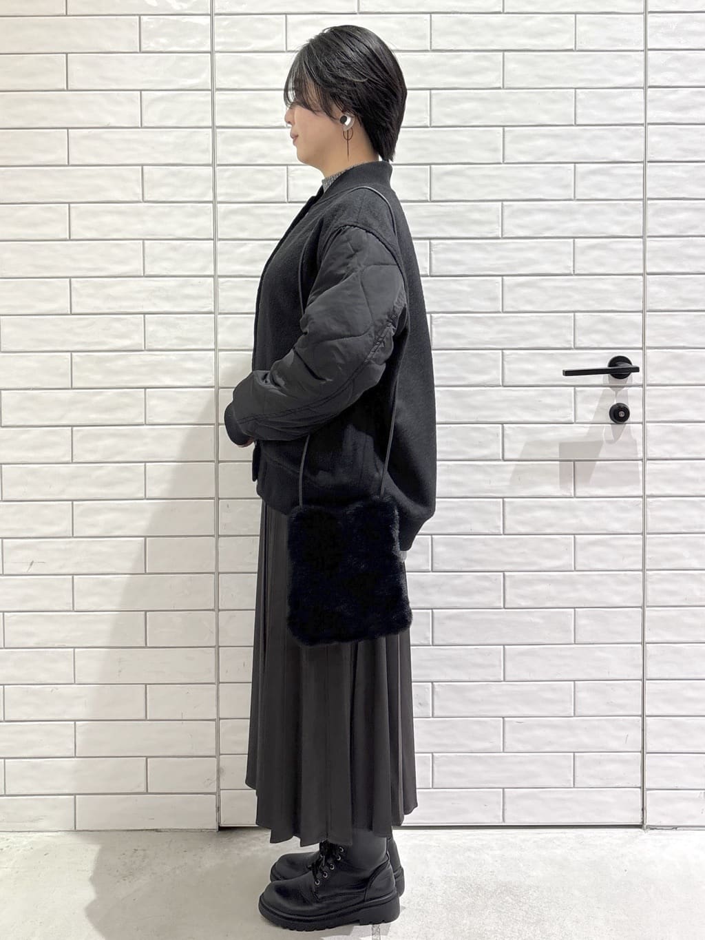 ayumiさんの「OPAQUE.CLIP｜《リバーシブル》キルティングブルゾン」を使ったコーディネート