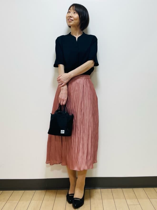 Riiさんの「Reflect｜【パンツにもスカートにも合わせやすい◎】ライティブルゾン」を使ったコーディネート