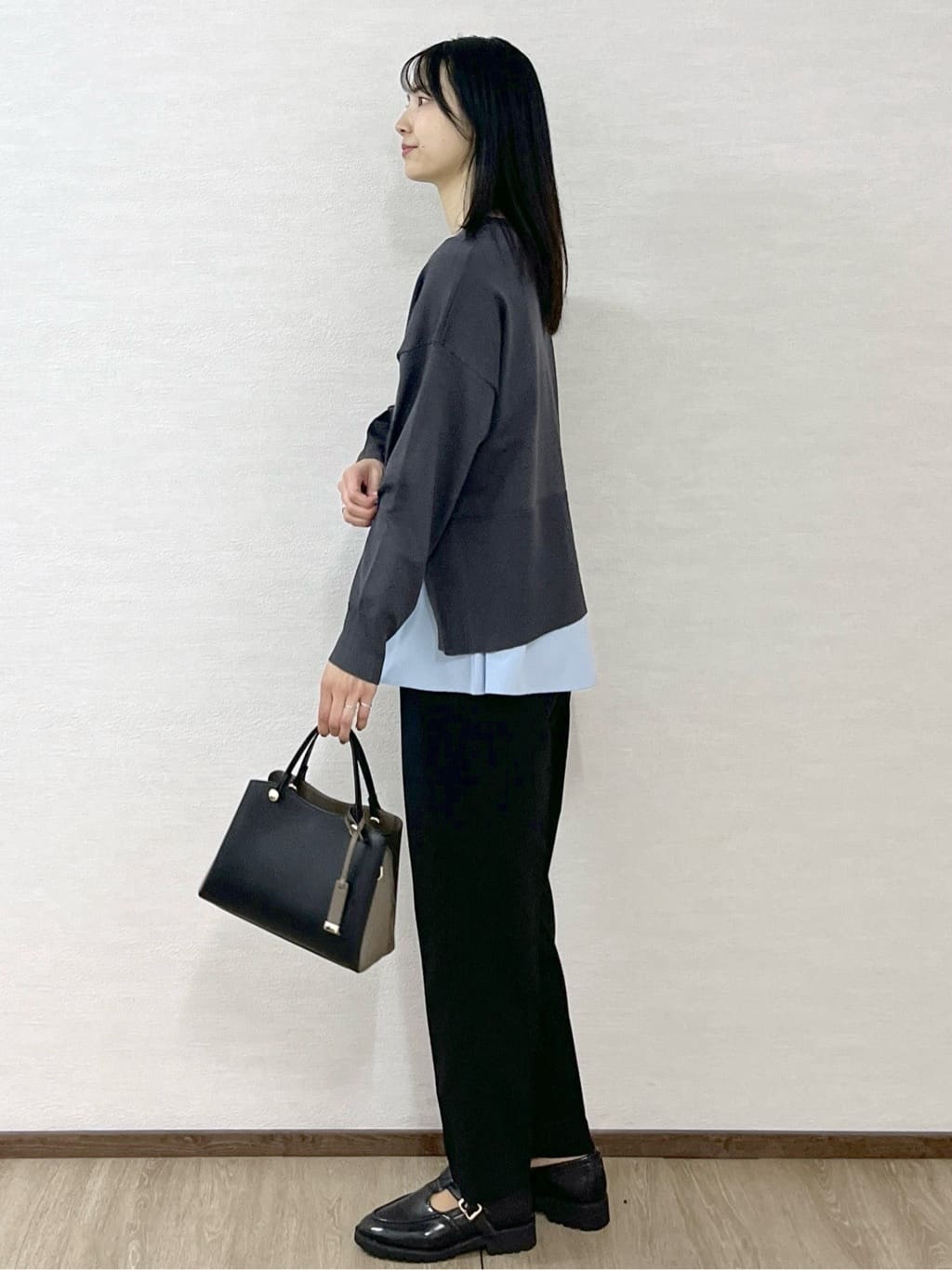 sachikoさんの「OPAQUE.CLIP｜《ツインセット》リラクシーサイドスリットニット&times;ドッキングタンク【洗濯機洗い可】」を使ったコーディネート