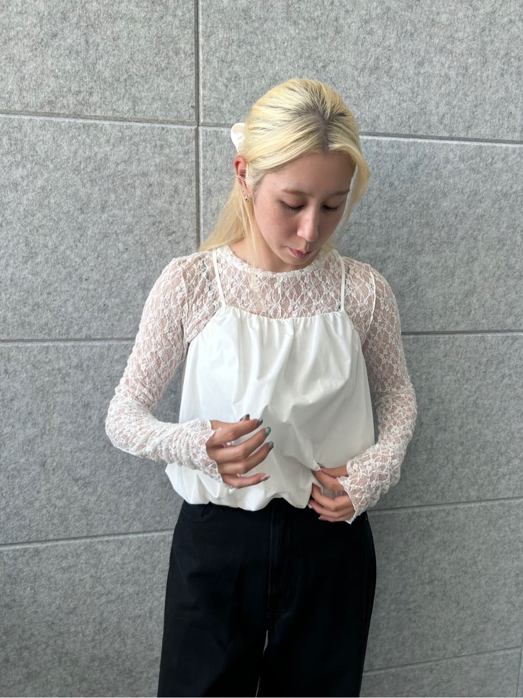 honoka Aさんの「CODE A｜balloon cami」を使ったコーディネート