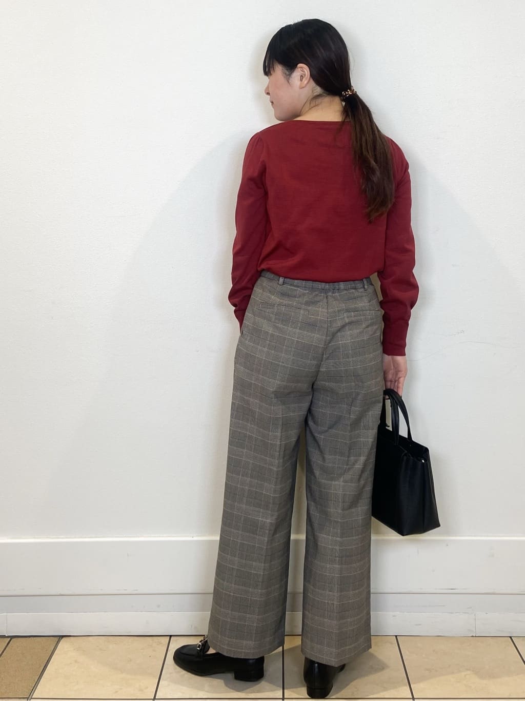 kimiさんの「index｜ワイドストレートパンツ／セットアップ対応可【洗濯機OK／イージーアイロン】」を使ったコーディネート