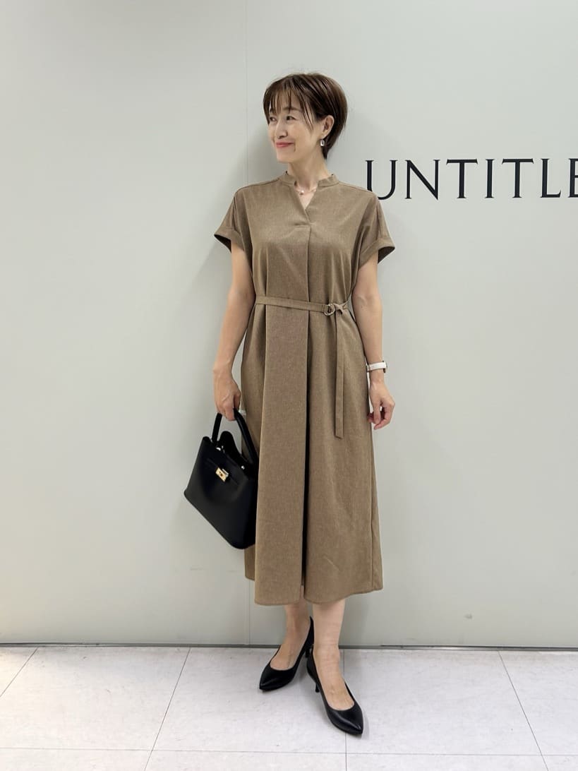 Mikiさんの「UNTITLED｜【UV/はっ水】リラククールワンピース」を使ったコーディネート
