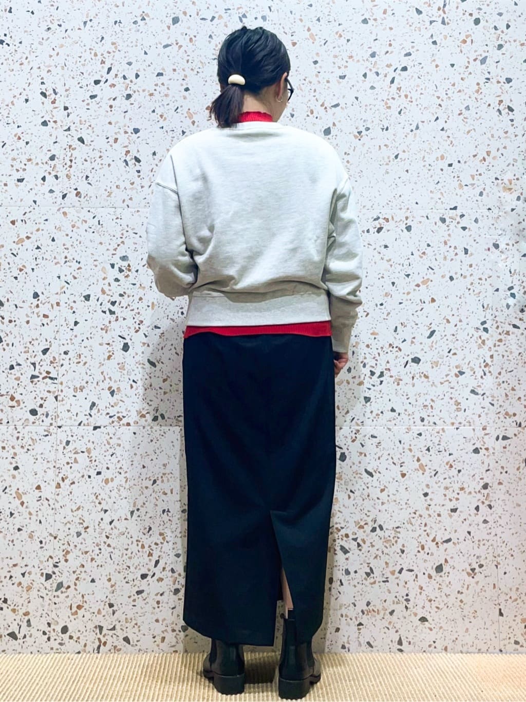 シゲリさんの「OPAQUE.CLIP｜裏毛プリント刺繍ロゴ【洗濯機OK】」を使ったコーディネート