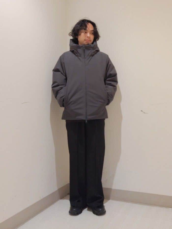 NAKANOさんの「tk.TAKEO KIKUCHI｜【撥水】フーデットインシュレーションブルゾン」を使ったコーディネート