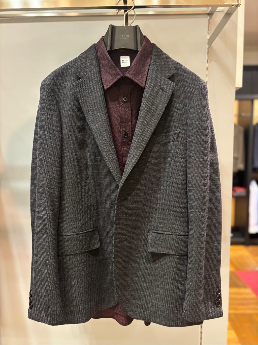 ヒナさんの「TAKEO KIKUCHI｜【Made in JAPAN】播州織 ドビー千鳥シャツ」を使ったコーディネート