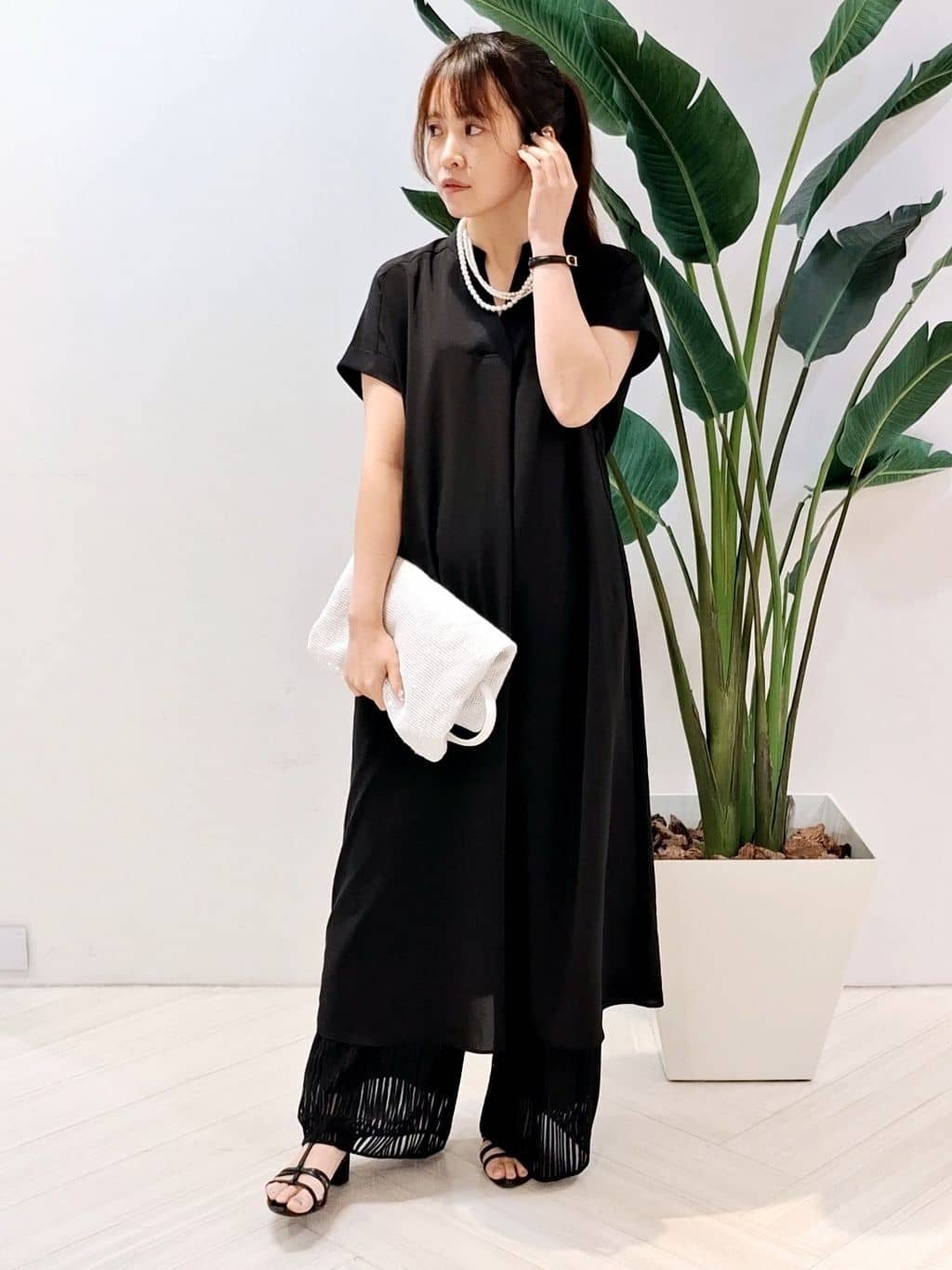 YuKaRiさんの「UNTITLED｜【洗える／セットアップ可能】ラッセルワイドパンツ」を使ったコーディネート