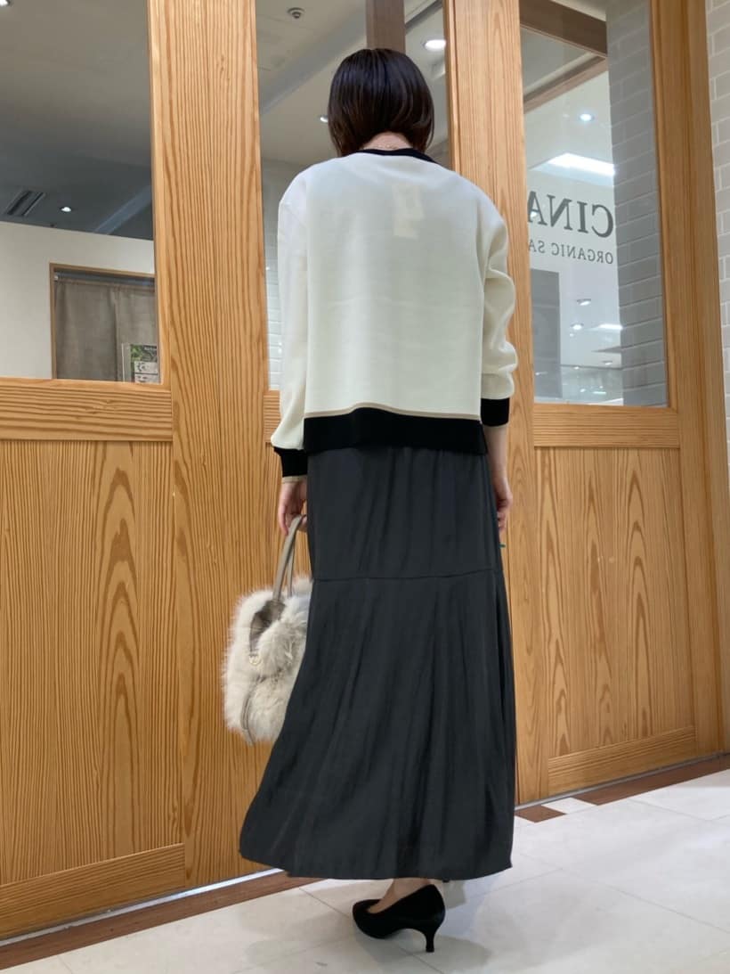 ゆうさんの「UNTITLED｜【アンサンブル可/洗える】ウールミラノリブニット」を使ったコーディネート