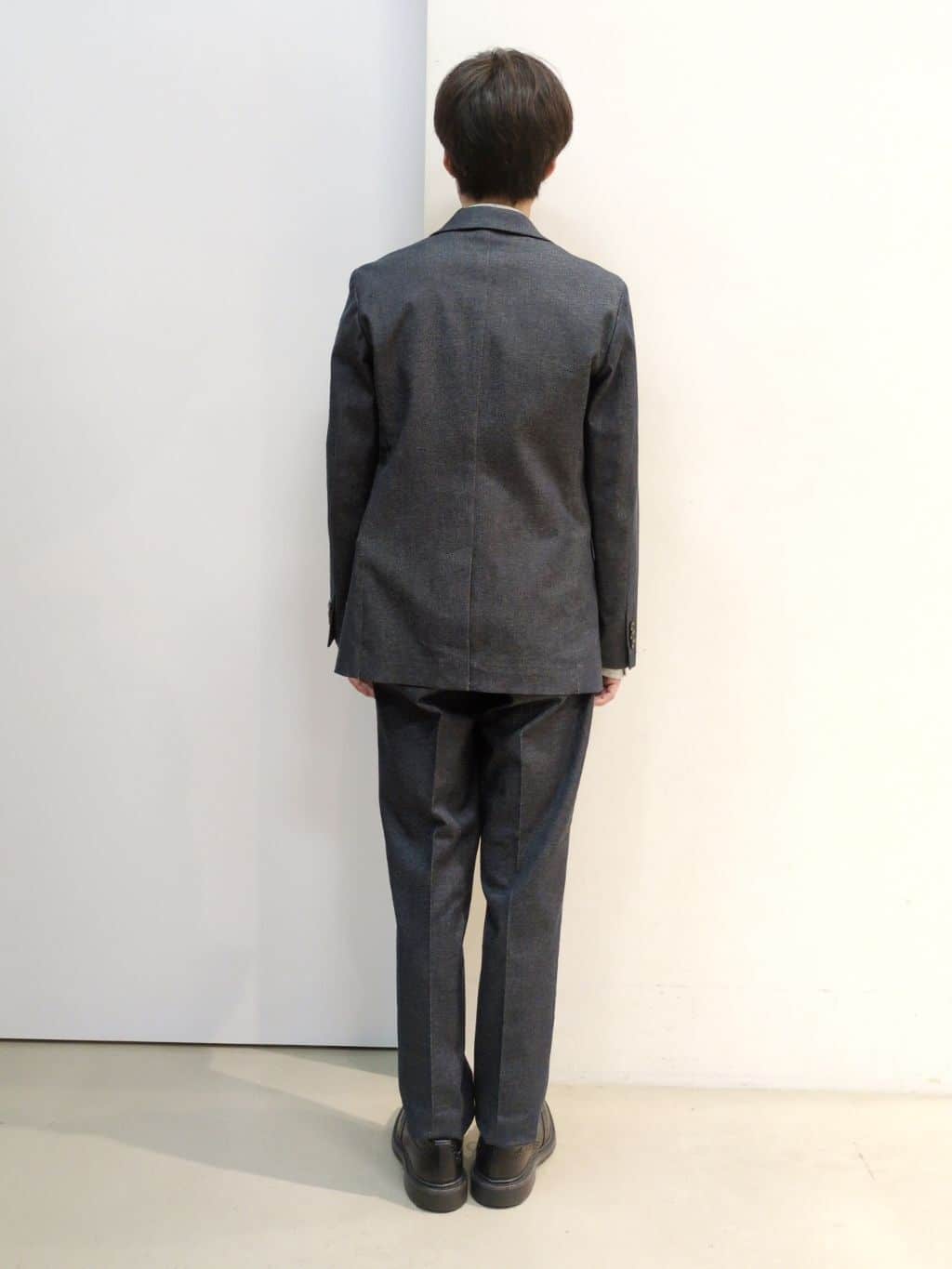 takeさんの「THE SHOP TK｜エバーデニムジャケット【色落ちしにくい/洗濯機OK/ストレッチ/セットアップ可】」を使ったコーディネート