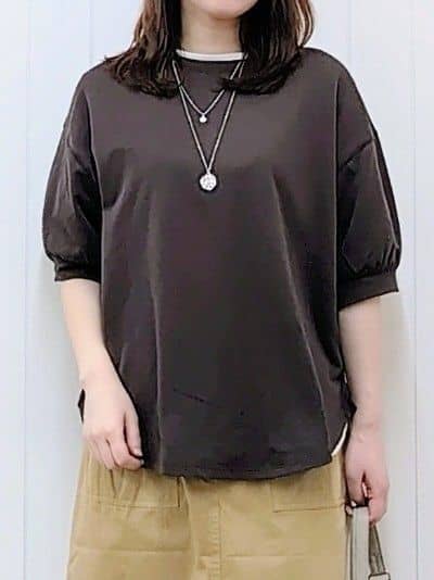 itoさんの「Dessin｜【360度可愛い/前後2WAY/洗える】ライトコットンヘンリーカットソー」を使ったコーディネート