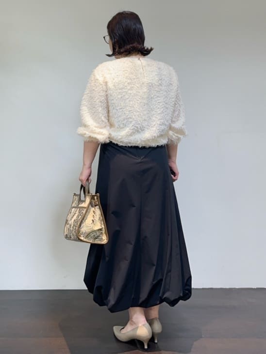 Asamiさんの「UNTITLED｜【ストレッチ素材/撥水加工】バルーンスカート」を使ったコーディネート