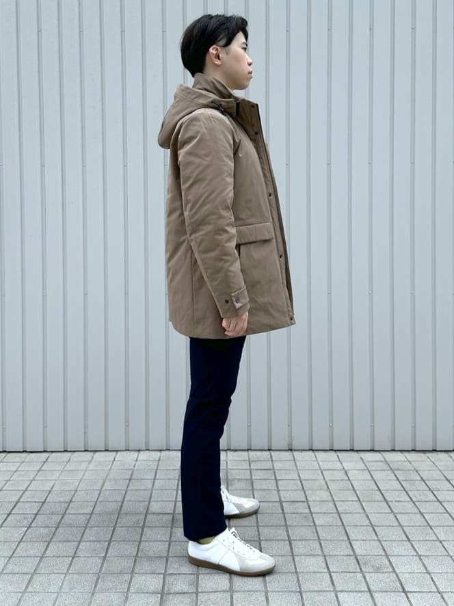 イッシーさんの「TAKEO KIKUCHI｜【None Of Stress】ストレッチ ダウンブルゾン」を使ったコーディネート