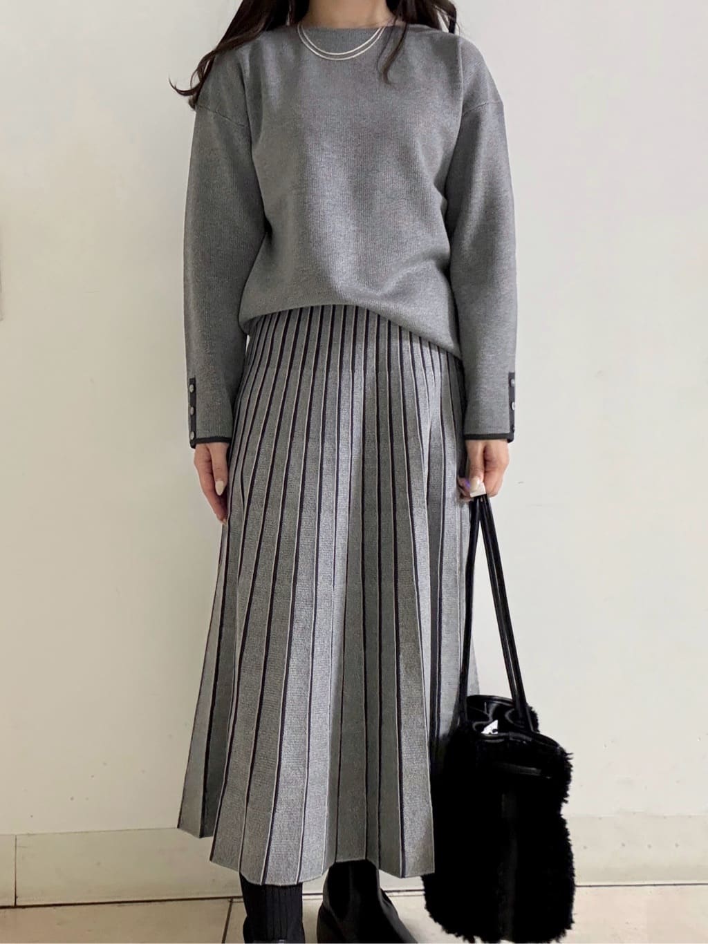 kahoさんの「INDIVI｜レイヤードチェーンネックレス」を使ったコーディネート
