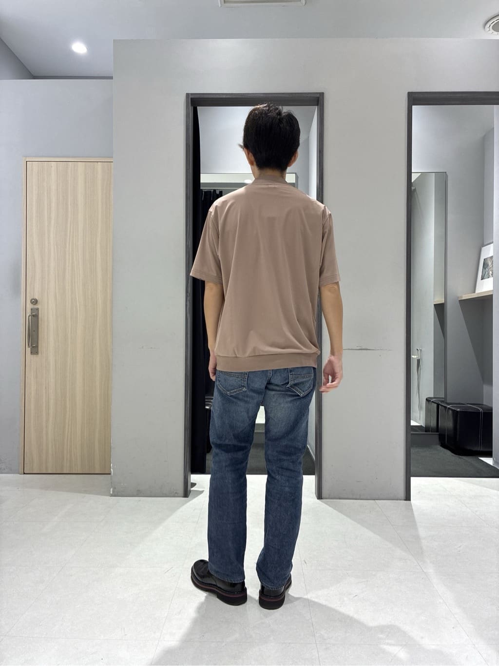 わいずみさんの「TAKEO KIKUCHI｜ストライプ小花 長袖シャツ」を使ったコーディネート