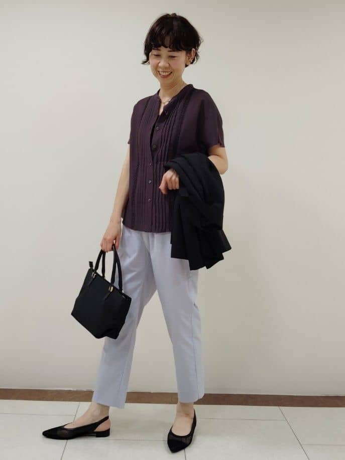 KATAさんの「Reflect｜◆【マシンウォッシュ可／撥水／雨の日OK！】レインシリーズテーパードパンツ」を使ったコーディネート
