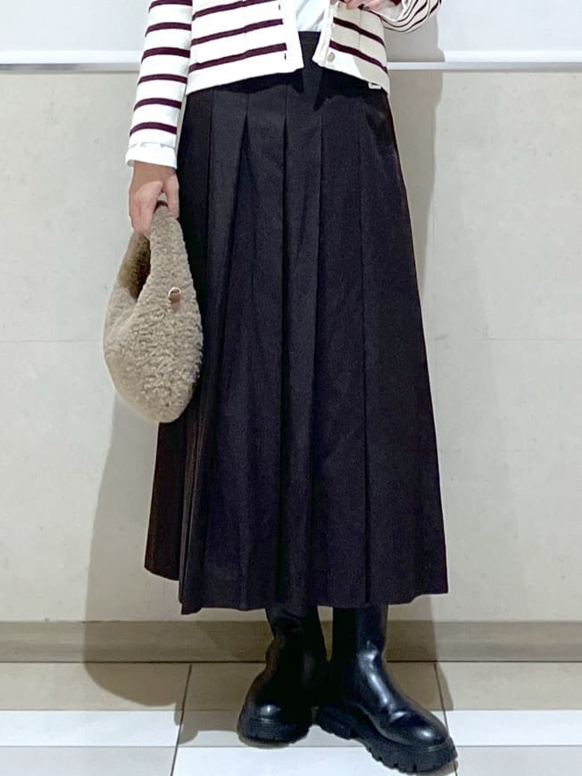 eriko さんの「Dessin｜【洗える】ジャケット見えカーディガン」を使ったコーディネート