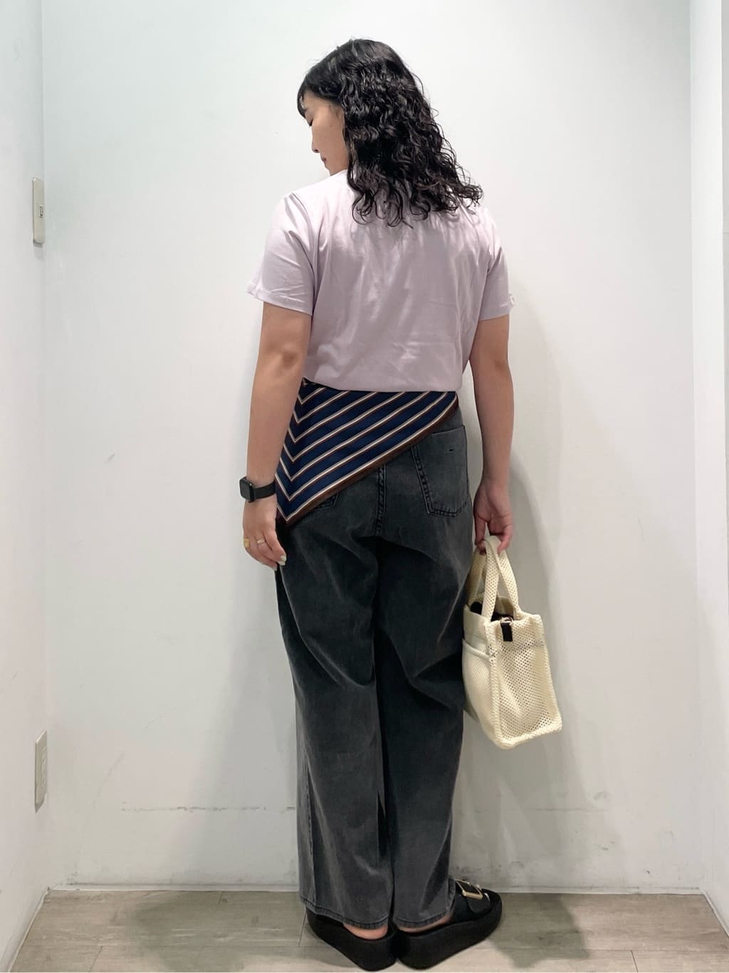 sumicaさんの「OPAQUE.CLIP｜《5色展開》ベーシックTシャツ【洗濯機洗い可／UV／接触冷感】」を使ったコーディネート