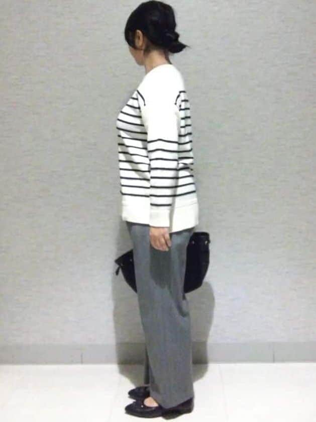 sakoさんの「Reflect｜【SS-4Lサイズ／衿が顔に当たらない◎】スタンドネックミドルコート」を使ったコーディネート