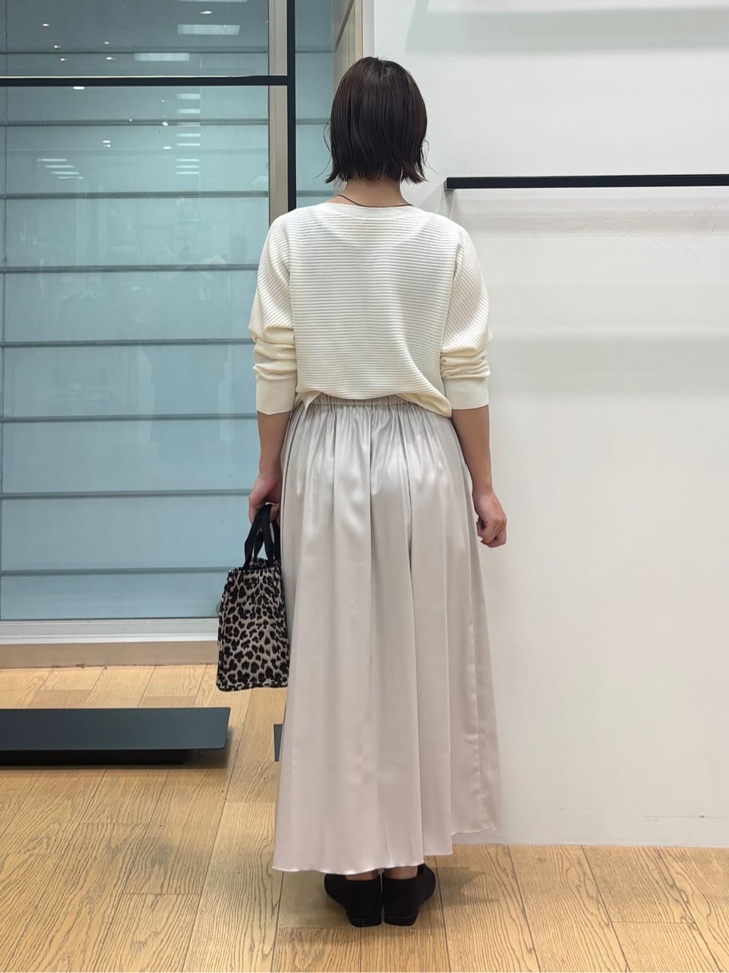 asamiさんの「INDIVI｜【洗える／体型カバー】美シルエットニット」を使ったコーディネート
