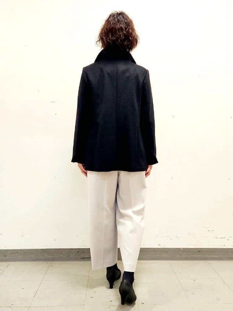 mayumayuさんの「Reflect｜【SS-4Lサイズ／衿が顔に当たらない◎】スタンドネックミドルコート」を使ったコーディネート