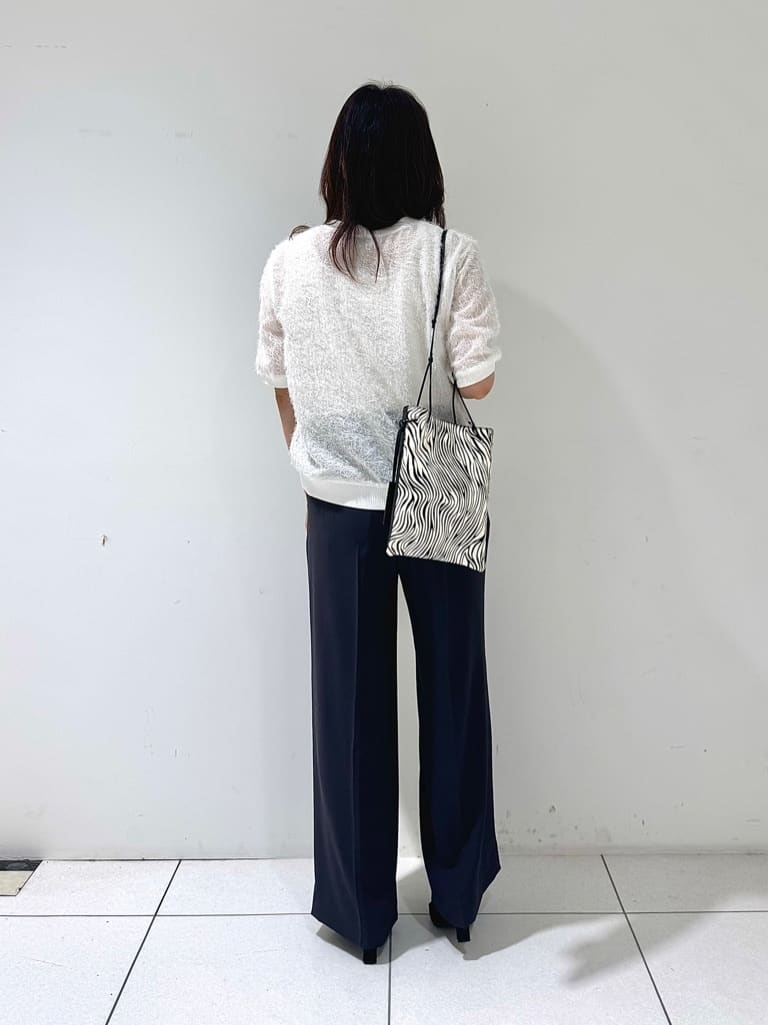 そんさんの「INDIVI｜ヘアリージャカードトップス」を使ったコーディネート