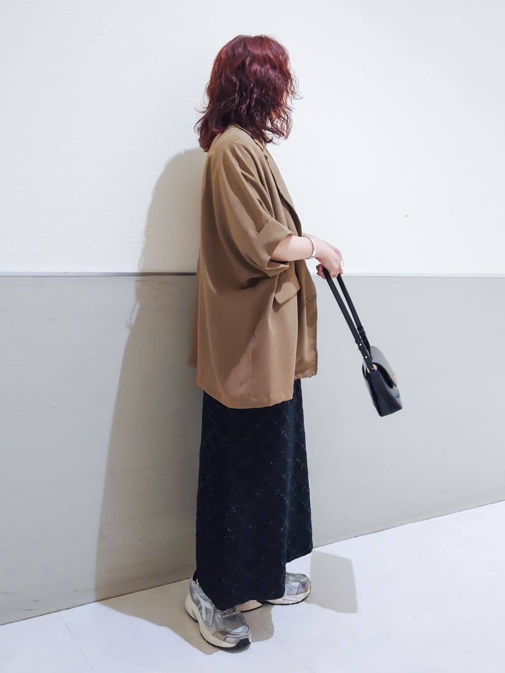 maruさんの「THE SHOP TK｜ドルマン半袖ジャケット【洗える】」を使ったコーディネート
