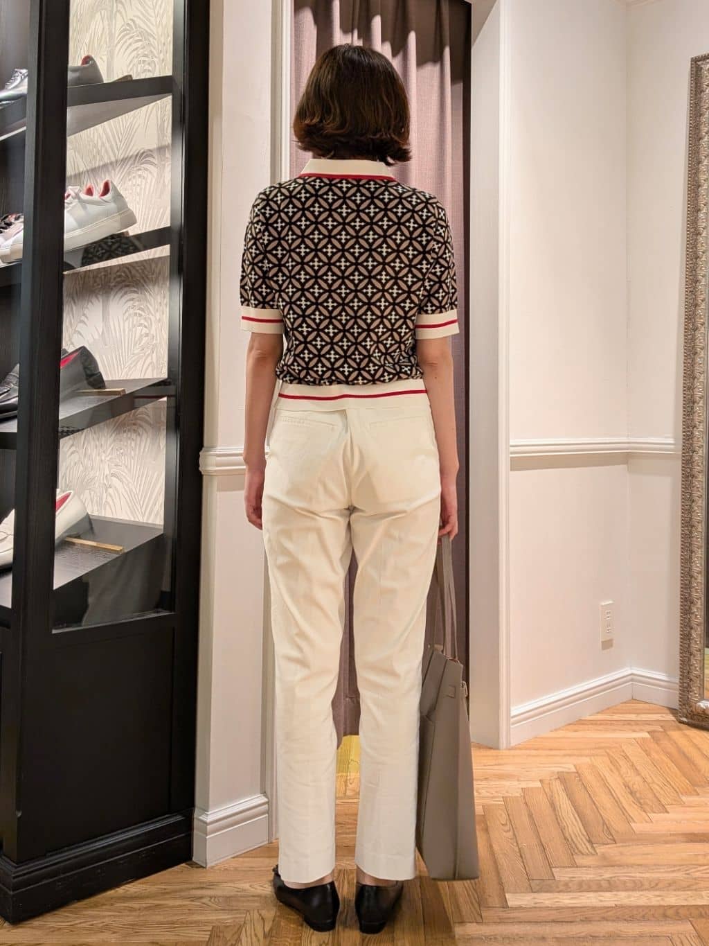 saoriさんの「DRESSTERIOR｜◆【洗える/接触冷感/通勤】ウォッシャブルストレッチテーパードパンツ」を使ったコーディネート