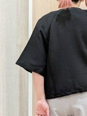 minさんの「grove｜ひんやり多機能・やわらかドライタッチ五分袖プルオーバー」を使ったコーディネート