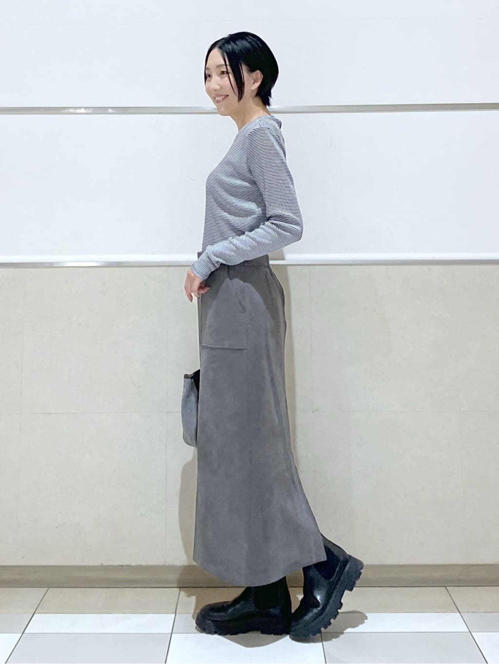 eriko さんの「Dessin｜ダンボールジップブルゾン」を使ったコーディネート