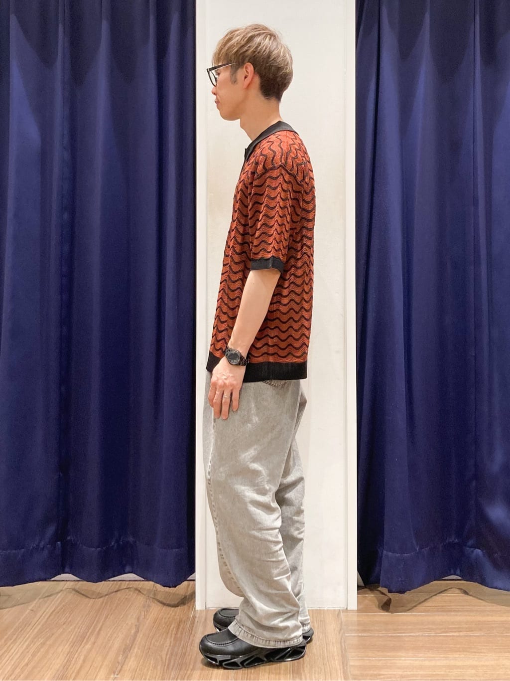 つーじーさんの「THE SHOP TK｜サマーニットポロシャツ　【毛玉になりにくい/洗濯機OK】」を使ったコーディネート