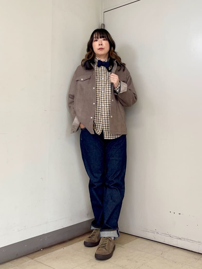 iwさんの「TAKEO KIKUCHI｜チェックボーラーガーゼシャツ」を使ったコーディネート