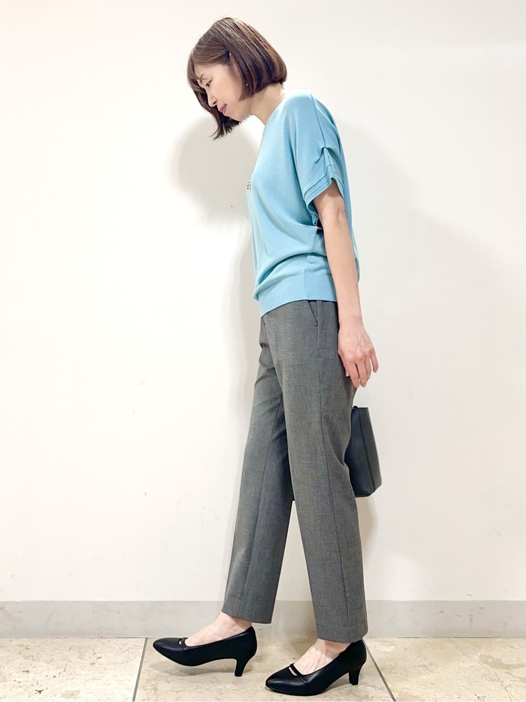 イト子さんの「Reflect｜【選べる7色◎／手洗い可／二の腕カバー】半袖ニット」を使ったコーディネート