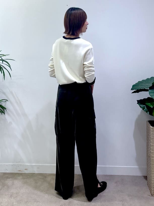 yukaさんの「UNTITLED｜【アンサンブル可/洗える】ウールミラノリブニット」を使ったコーディネート