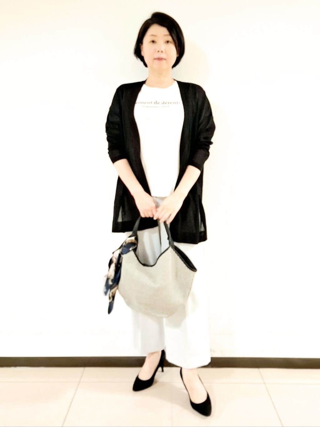 ねぎさんの「UNTITLED｜◆【洗える】ロゴTシャツ」を使ったコーディネート