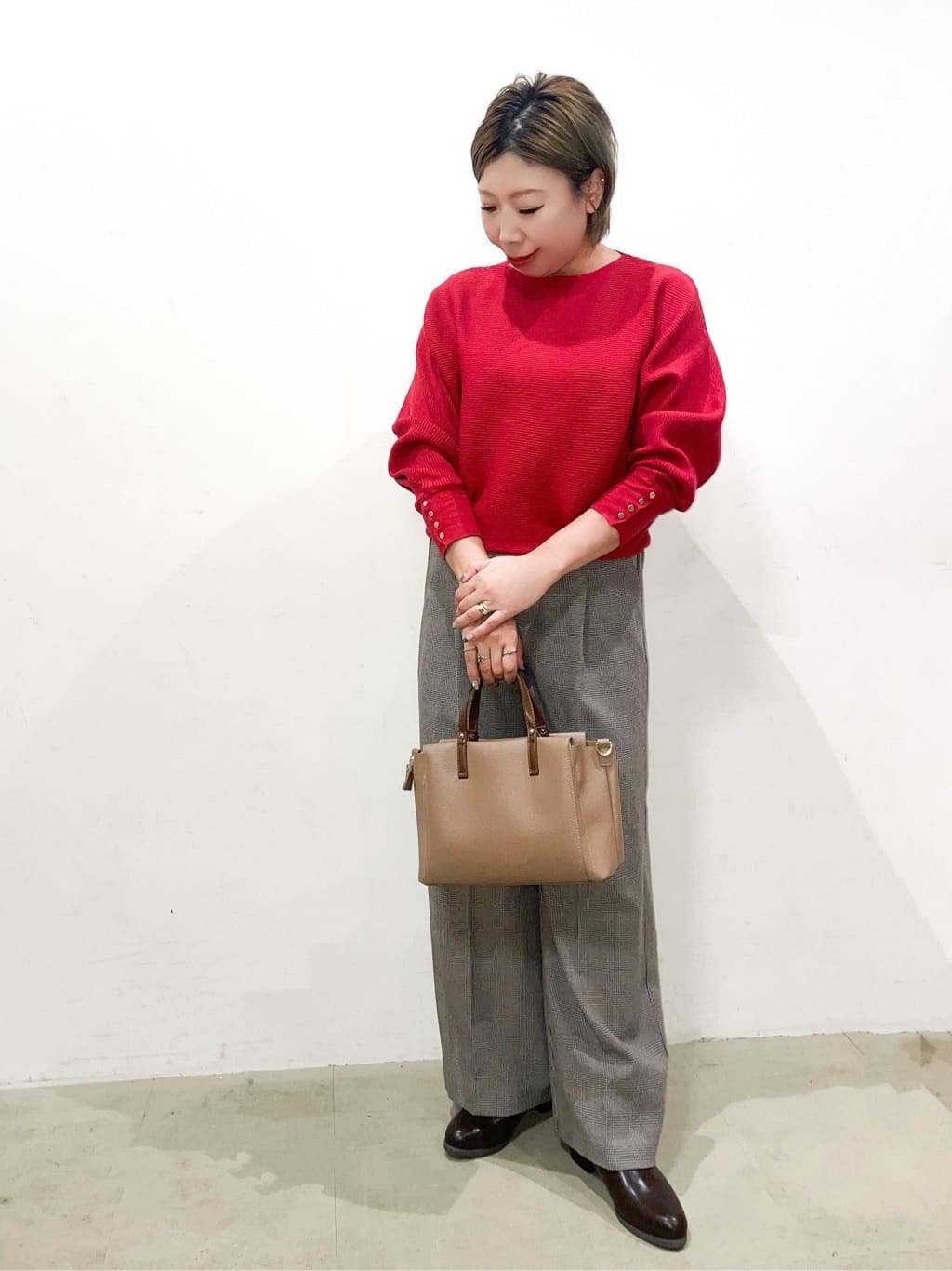Ricoさんの「SHOO･LA･RUE｜キラキラバックストレッチブーツ」を使ったコーディネート