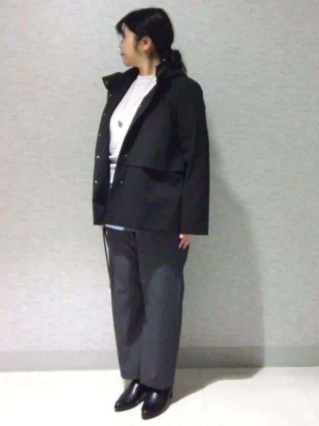 sakoさんの「Reflect｜【すっきり見え／フード取り外し可／通勤におすすめ◎】ライティアウター」を使ったコーディネート