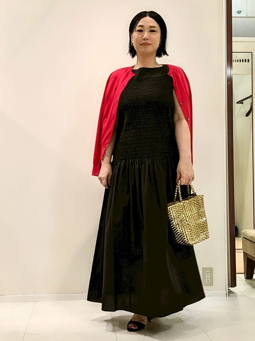 YUMIKOさんの「UNTITLED｜メタリックメッシュトート」を使ったコーディネート