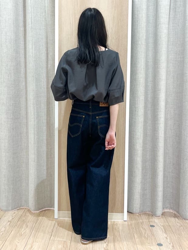 みーちゃんさんの「grove｜【Lee&times;grove別注】WIDE DENIM PANTS」を使ったコーディネート