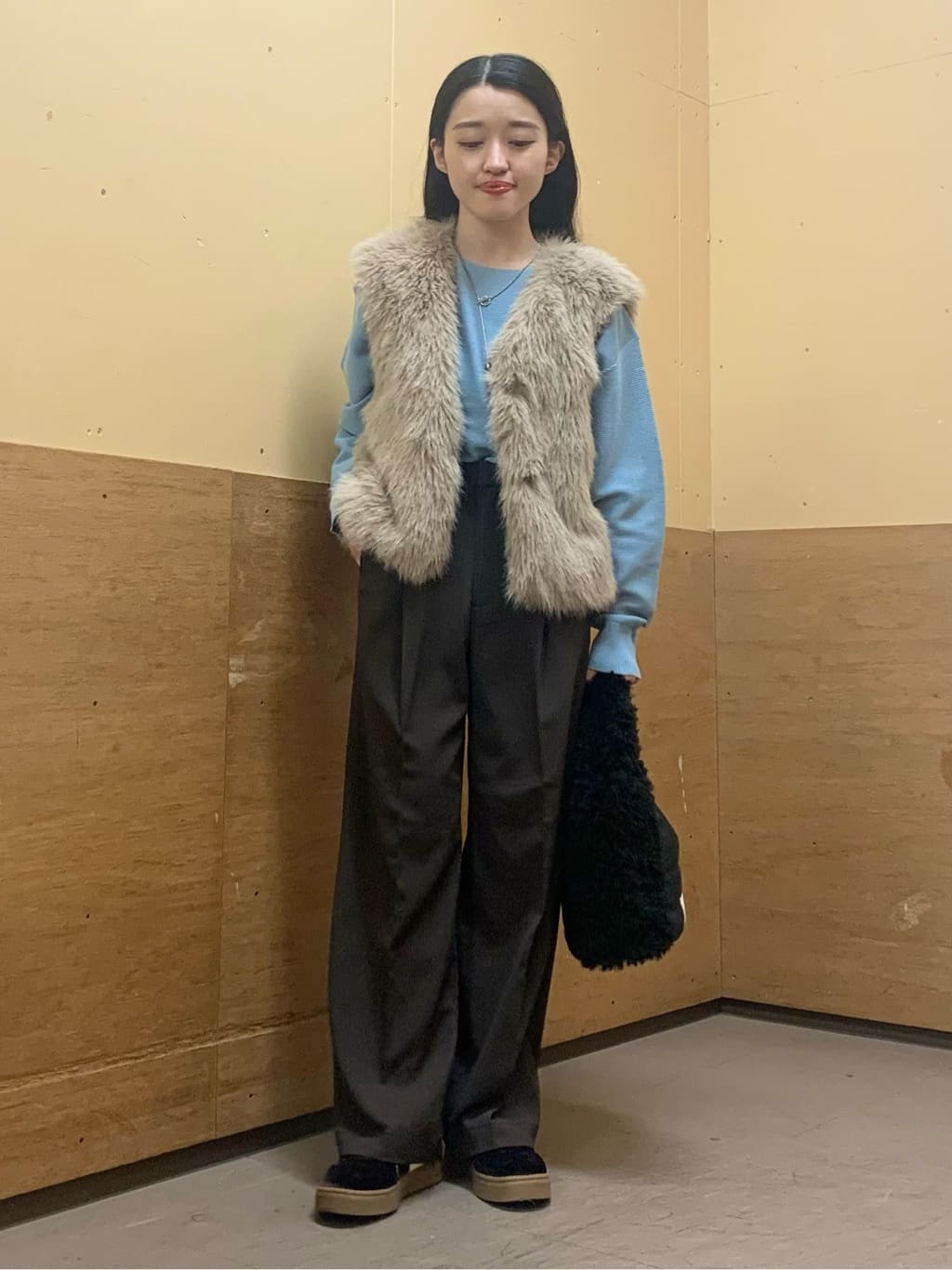 sahoさんの「THE SHOP TK｜【S-XLサイズ/選べる7色】どこから見ても美しい ガーターニット/毛玉になりにくい/洗濯機OK」を使ったコーディネート