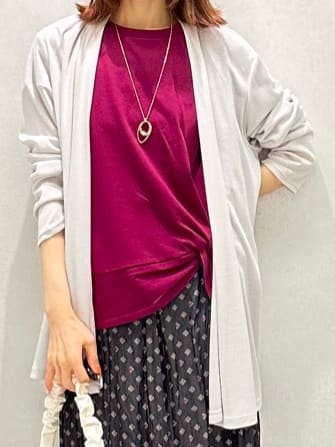 Miwaさんの「UNTITLED｜【洗える/Tシャツ】ツイストプルオーバー」を使ったコーディネート