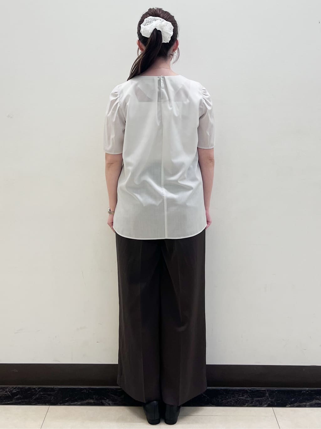 mikikoさんの「Reflect｜【すっきり見え！長め丈】ピンタックデザインチュニックブラウス」を使ったコーディネート