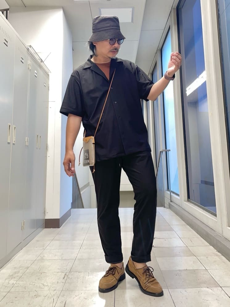 MAKOTO AIさんの「TAKEO KIKUCHI｜【COOL CITY WEAR】エアートール オープンカラーシャツ /接触冷感・通気性」を使ったコーディネート