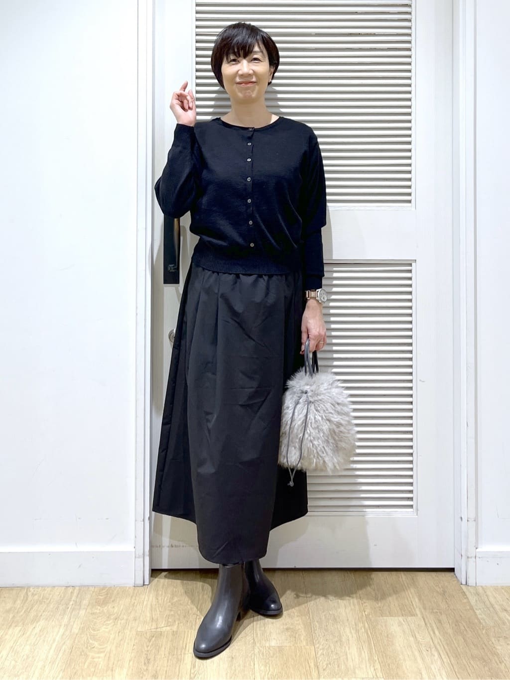 Miyazakiさんの「Dessin｜【1枚着/2WAY】ドッキングワンピース」を使ったコーディネート