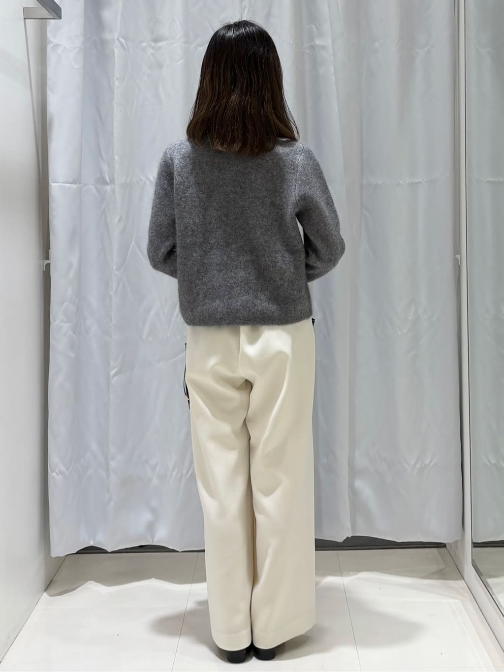 みさきさんの「COUP DE CHANCE｜【手洗い可】ジャケット風カーディガン」を使ったコーディネート
