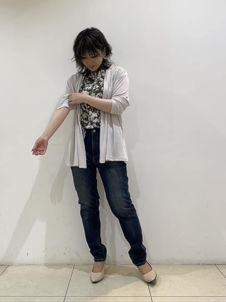 watanabeさんの「UNTITLED｜◆【接触冷感/UV機能/遮熱】ジャージカーディガン」を使ったコーディネート