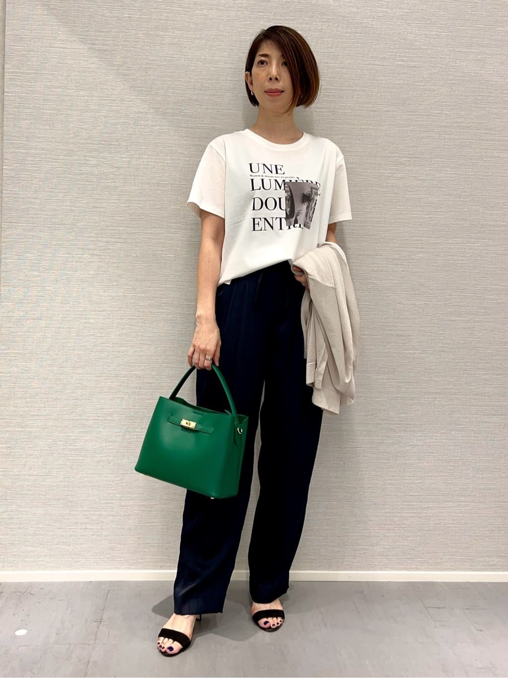 Shinakoさんの「UNTITLED｜【ロゴT/プリントT】グラフィックTシャツ」を使ったコーディネート