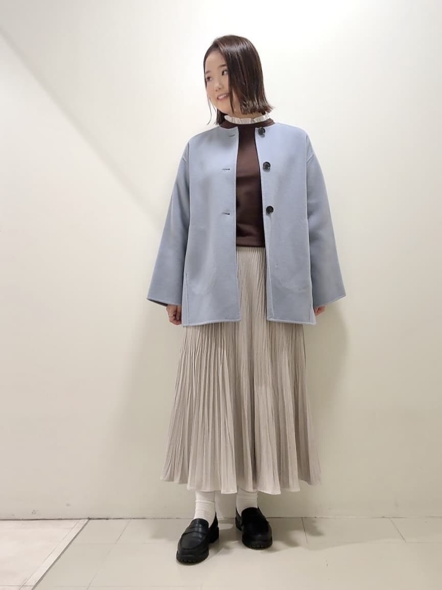 YUIさんの「UNTITLED｜【ミディ丈/軽やか】セミラグランリバー コート」を使ったコーディネート