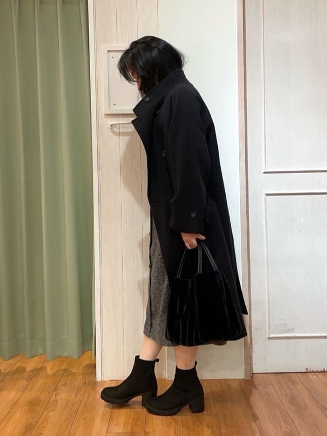ke-yさんの「SHOO･LA･RUE｜【高レビュー/2WAY】きれい見えで上品な ストライプファートートバッグ」を使ったコーディネート